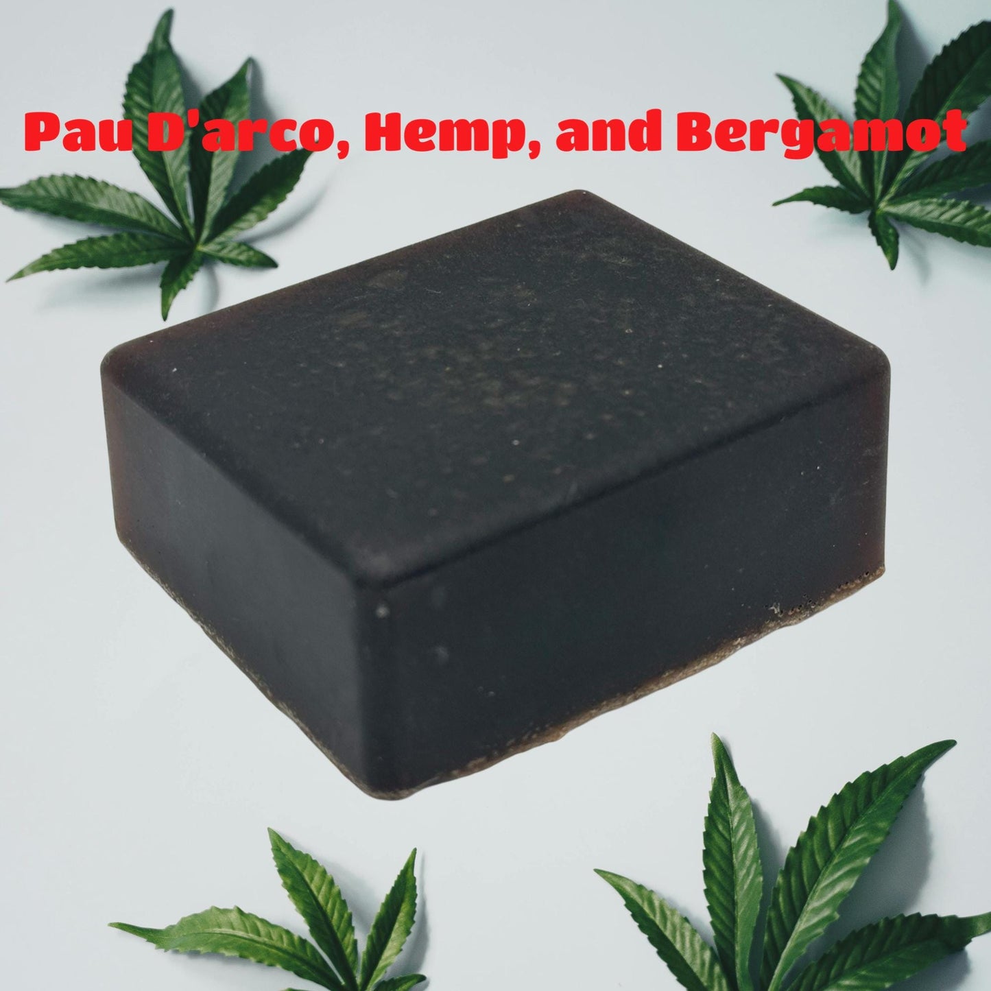 Pau D'arco and bergamot soap organic natural handmade woodsy earthy citrus glycerin