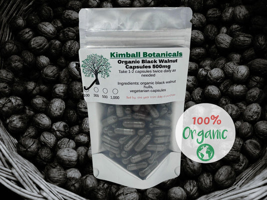 organic black walnut capsules