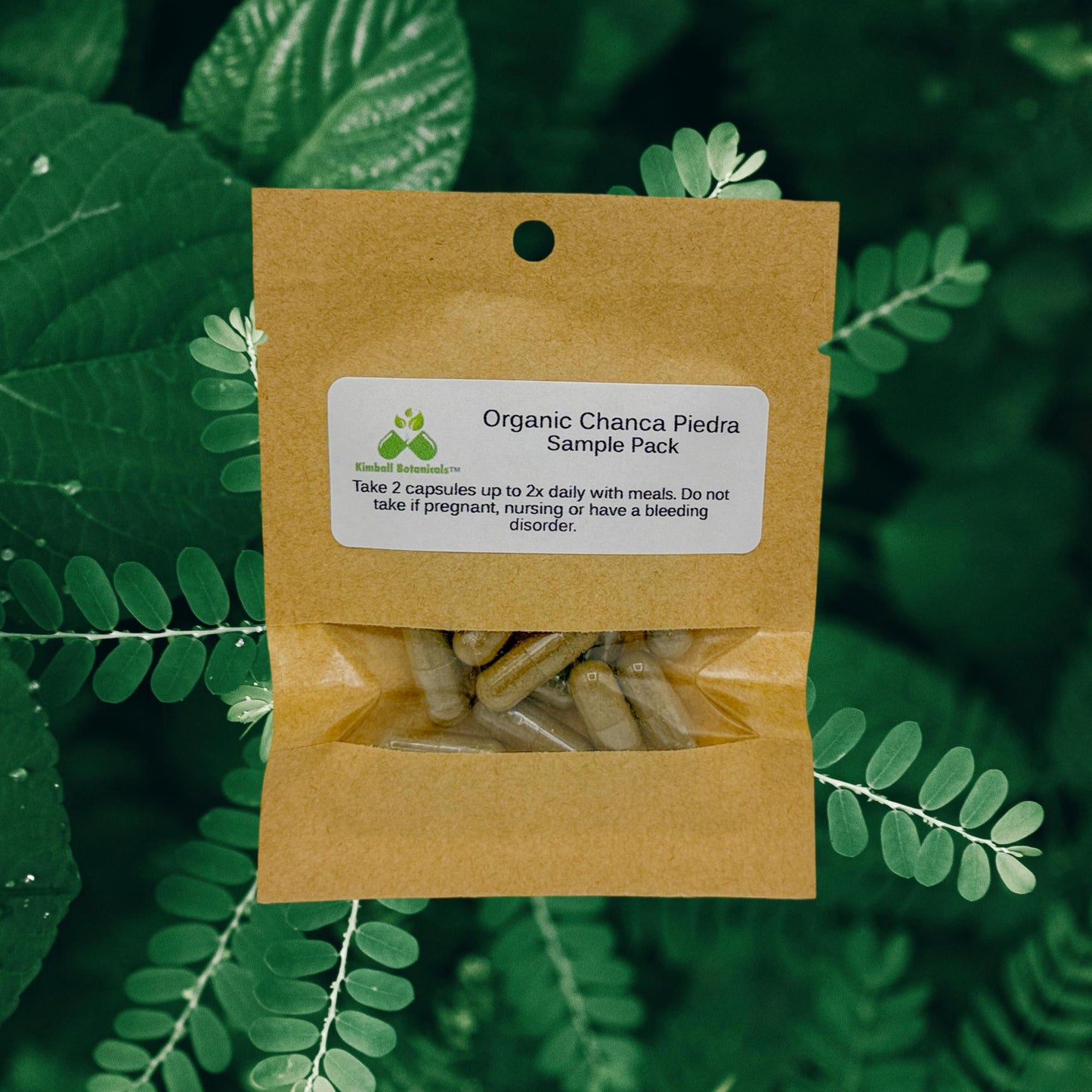 Organic Chanca Piedra (Phyllanthus Niruri) 500mg or 650mg vegetarian capsules, made fresh to order
