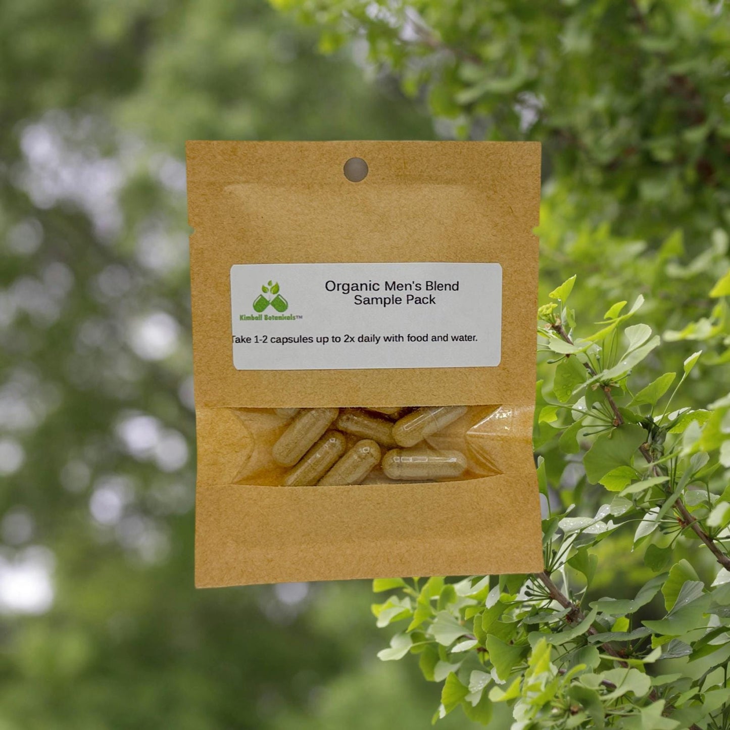 Organic Men's Health blend 500mg or 650mg vegetarian or pullulan capsules made fresh to order, no fillers