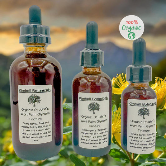 organic st johns wort palm kernel glycerin tincture