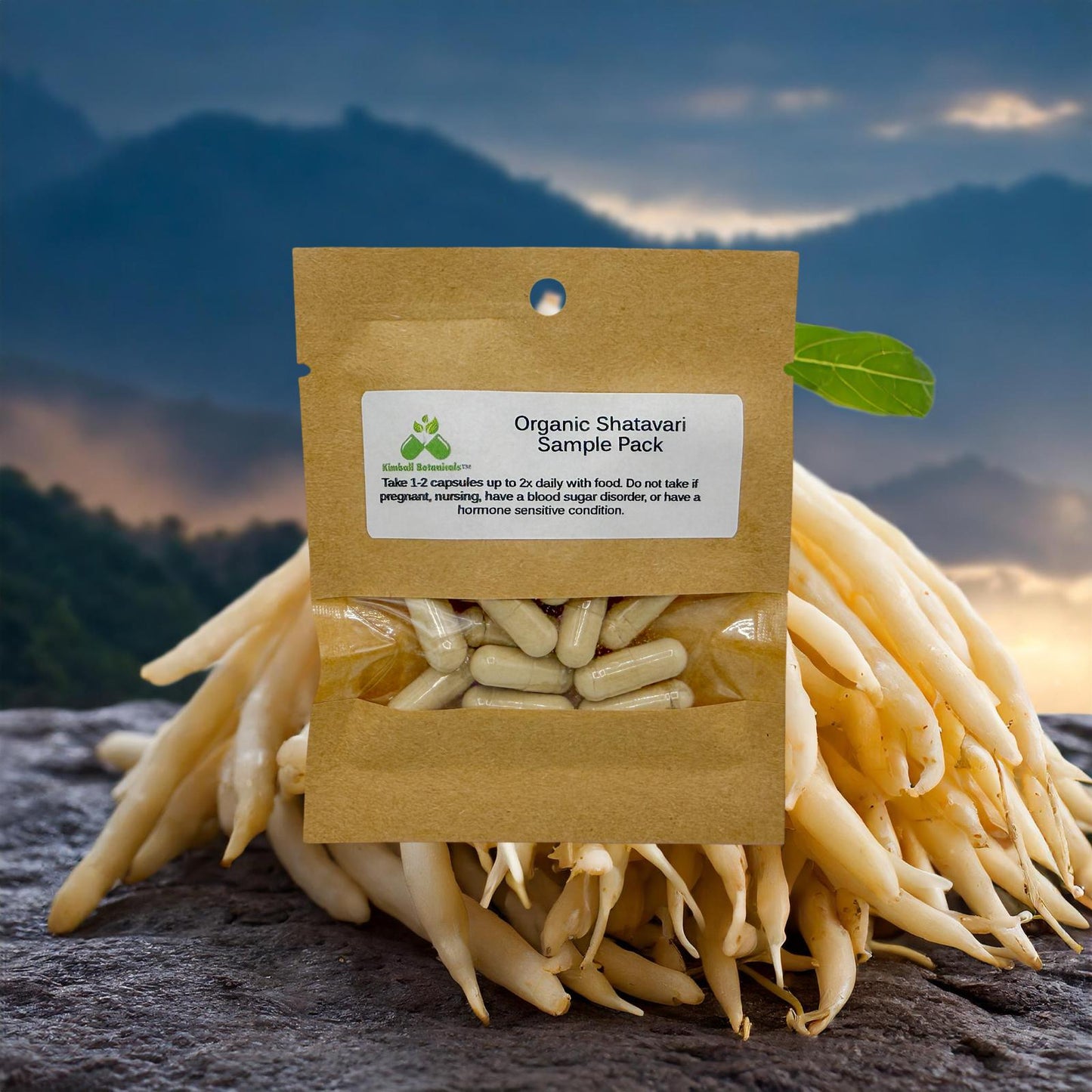 Organic Shatavari (Asparagus racemosus) 500mg or 650mg vegetarian or pullulan capsules, made fresh to order