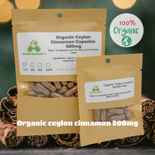 organic Ceylon cinnamon capsules