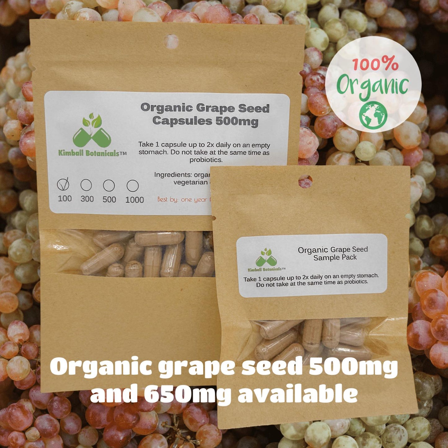 organic grape seed capsules