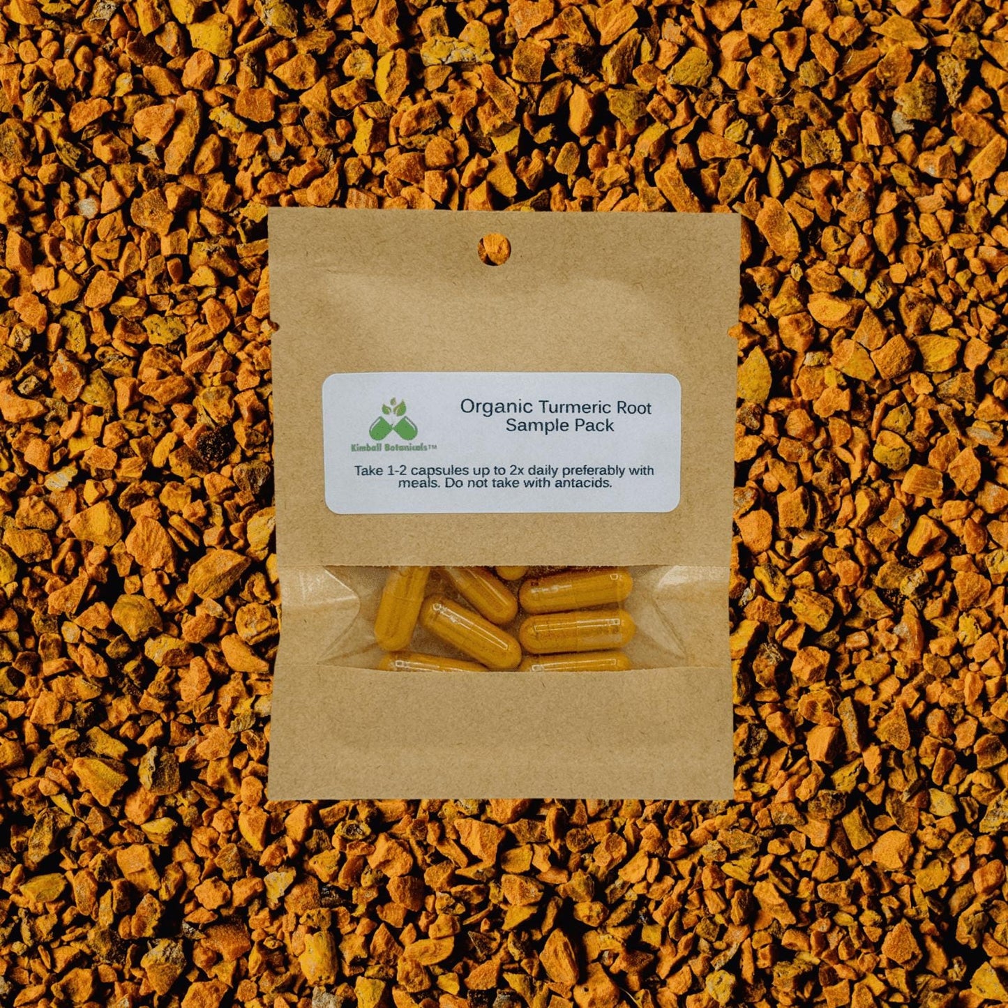 USDA Organic Turmeric Root (Curcuma longa) Curcumin, vegetarian or pullulan capsules 500mg and 650mg, made fresh to order