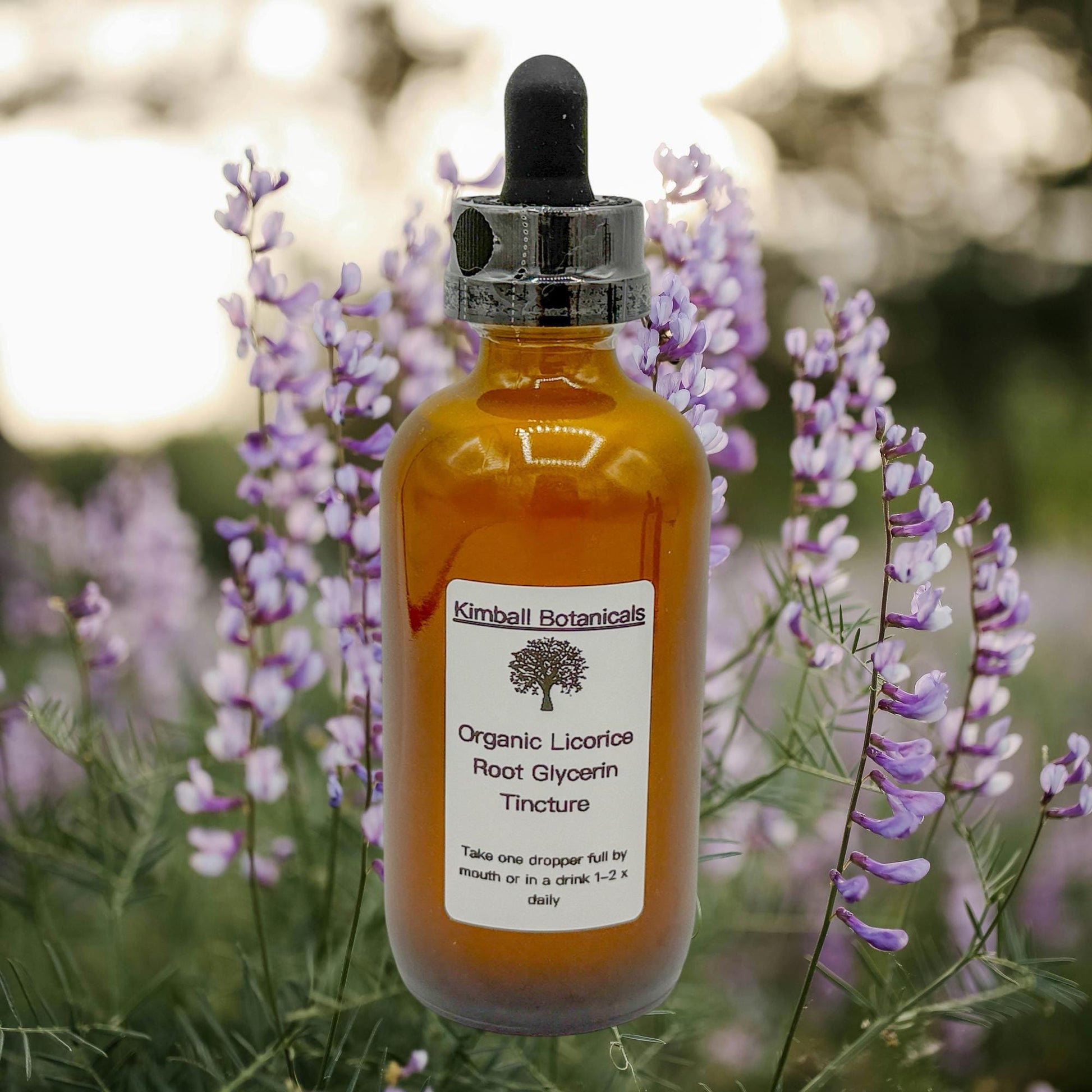 Organic Licorice Root (Glycyrrhiza glabra) 500mg or 650mg vegetarian or pullulan capsules or tincture, made fresh to order