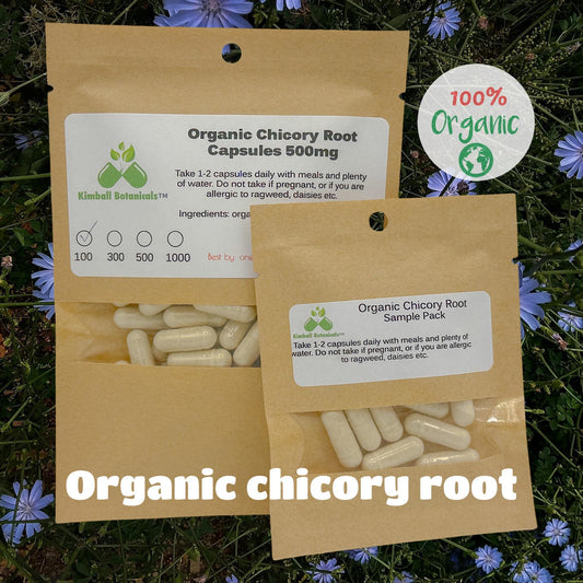 organic chicory root capsules 500mg vegetarian