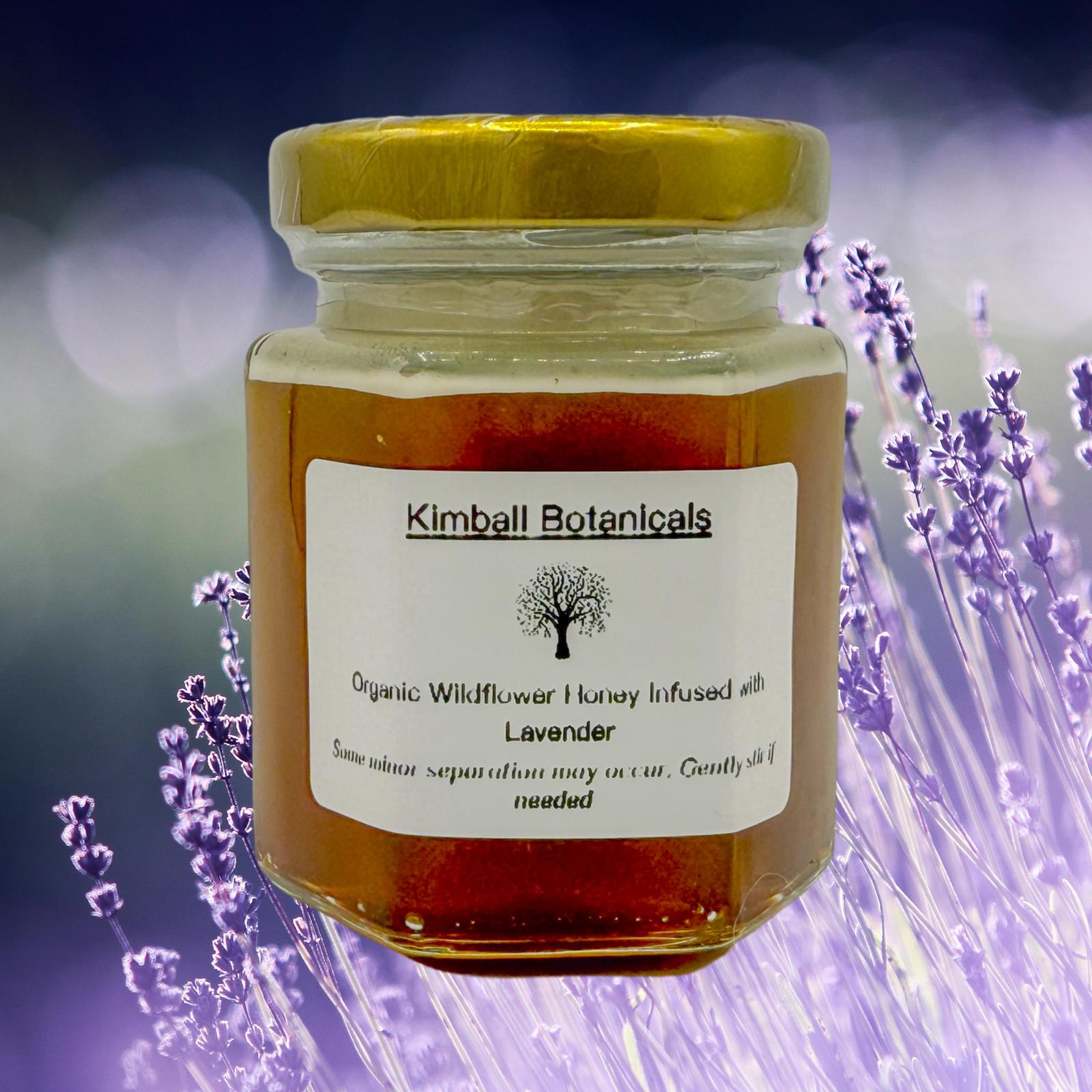 USDA Certified Organic Lavender Herbal Infused Wildflower Honey