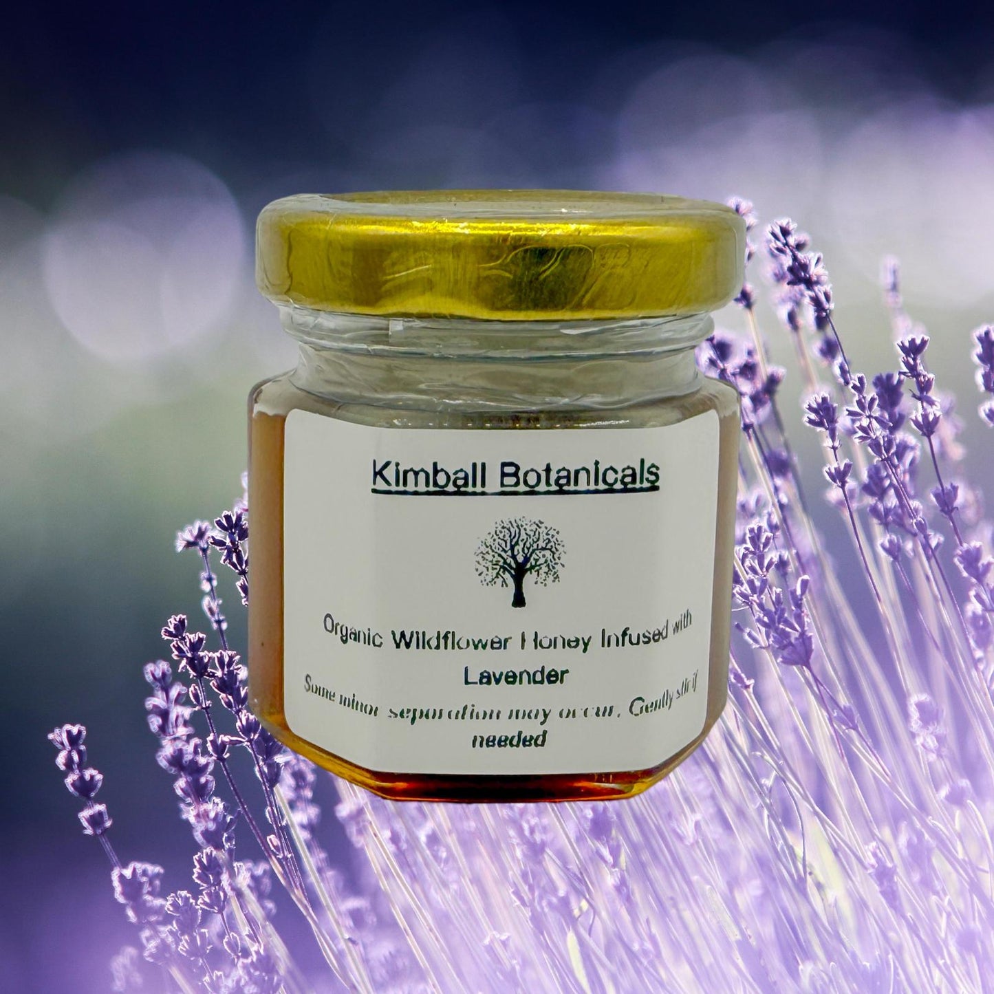 USDA Certified Organic Lavender Herbal Infused Wildflower Honey