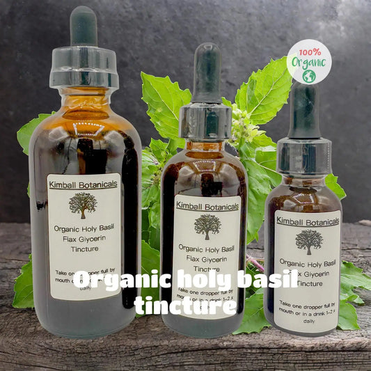 USDA Certified Organic Handcrafted Holy Basil 