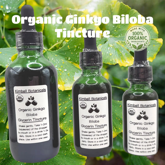 USDA Certified Organic Handcrafted Nettle Leaf and Root Glycerin Tincture